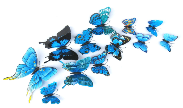 Наклейки для скрапбукинга голубые