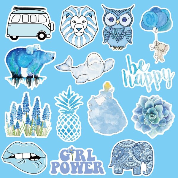 Наклейка - шары новогодние