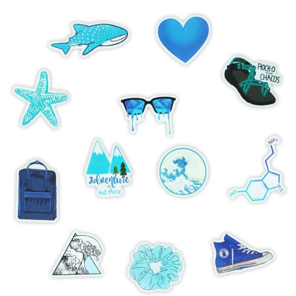 Синие Стикеры