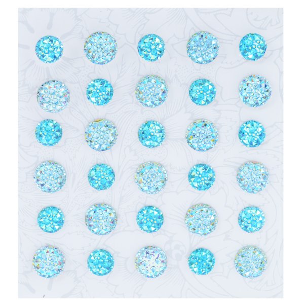 С наклейками синяя