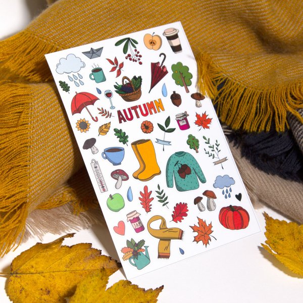 Осенние Стикеры