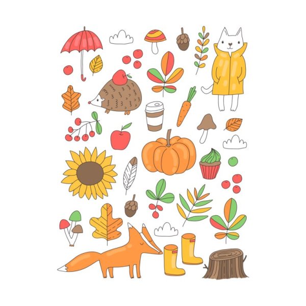 Осенние Стикеры