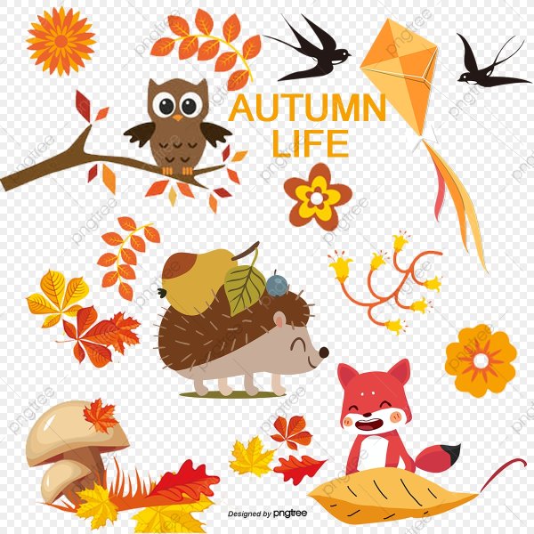 Наклейки на осеннюю тематику