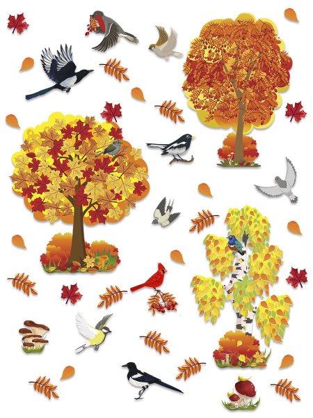 Интерьерные наклейки осень