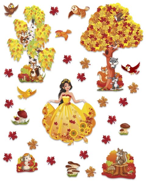 Осенние наклейки