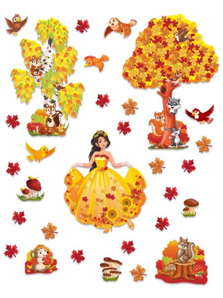 Наклейки для скрапбукинга осень