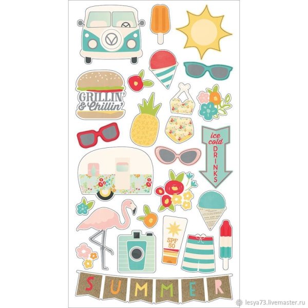 Скрапбукинг наклейки для распечатки