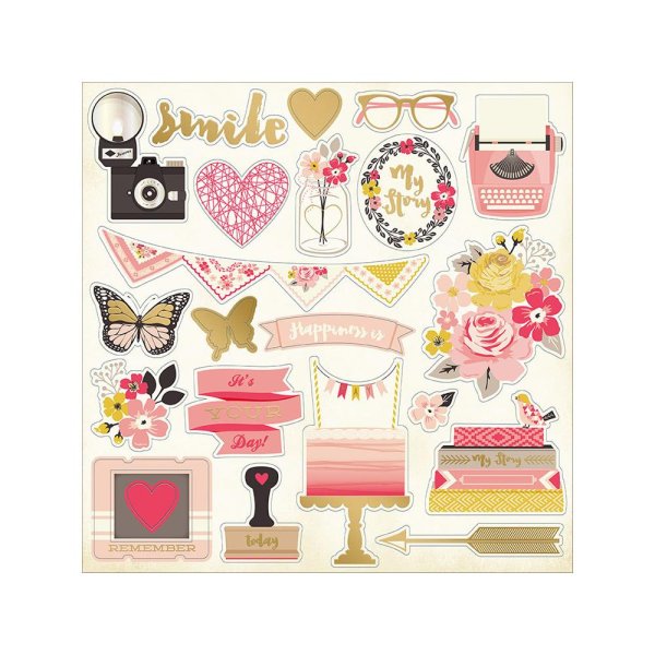 Высечки цветы для скрапбукинга