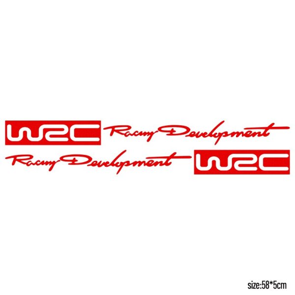 Наклейка на авто WRC