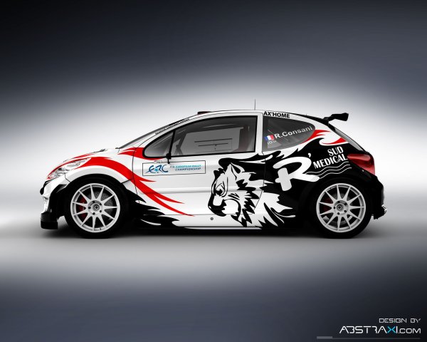 Наклейка на авто WRC