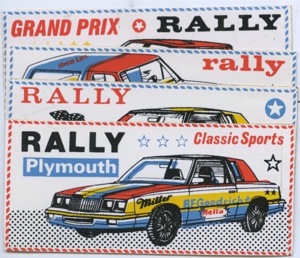 Раллийные наклейки Mitsubishi