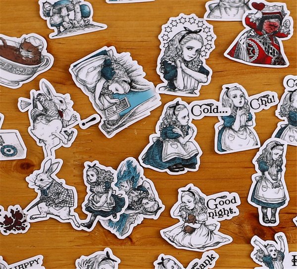 Стикеры Алиса в стране чудес