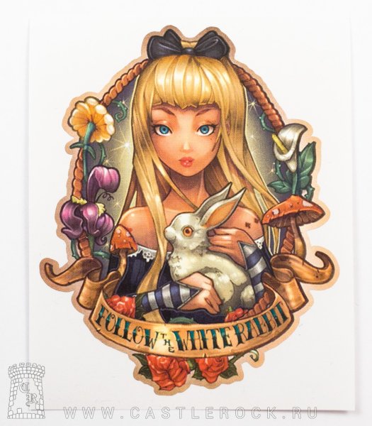 Стикеры Алиса в стране чудес