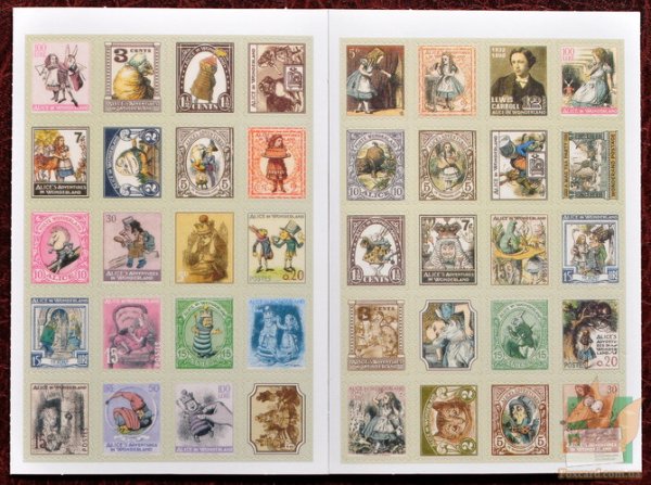 Алиса в стране чудес на стене