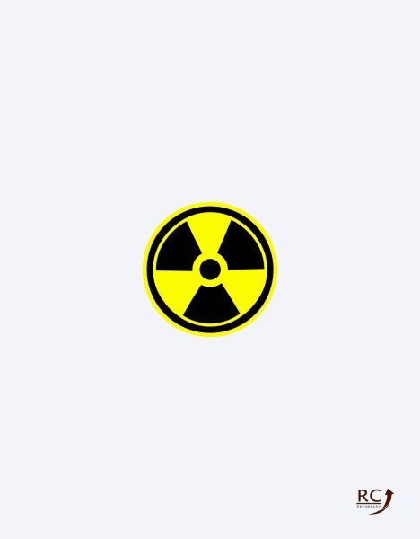 Маленький значок радиации