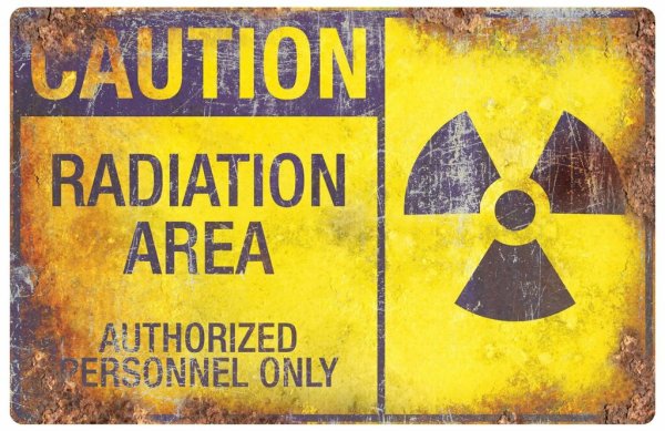 Знак радиоактивности Чернобыль