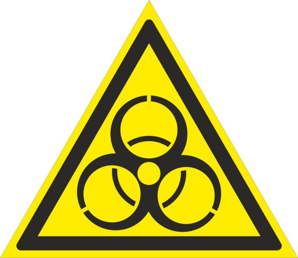 Знаки радиации и биологической опасности
