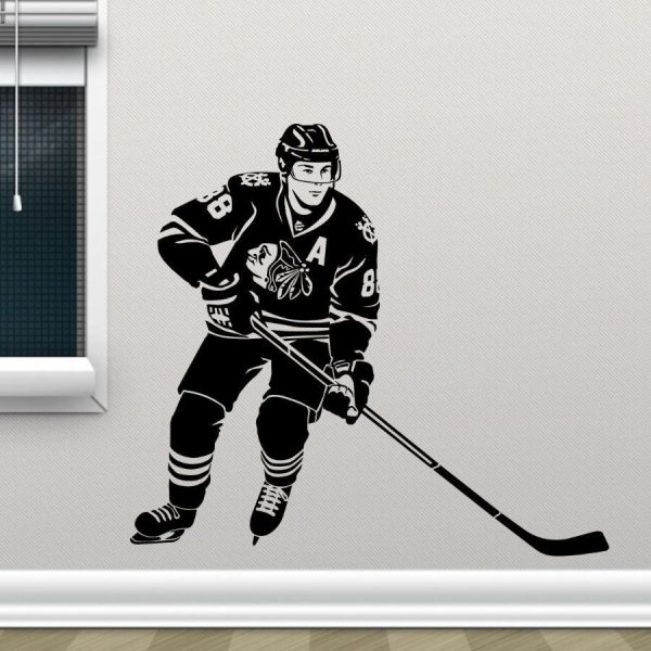 Интерьерная наклейка хоккей