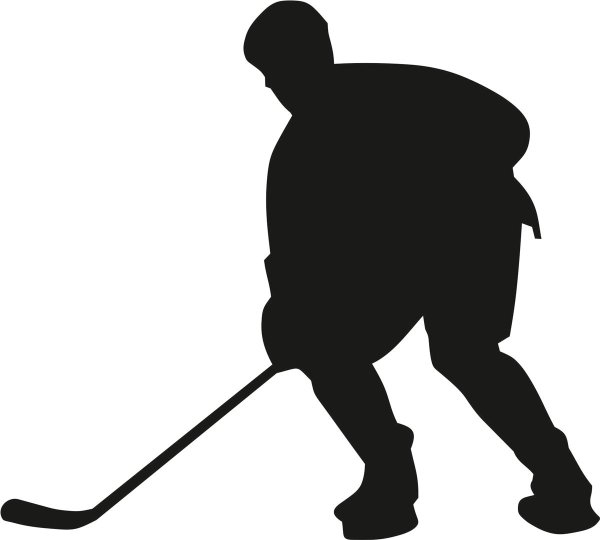 Силует хоккейного вратаря