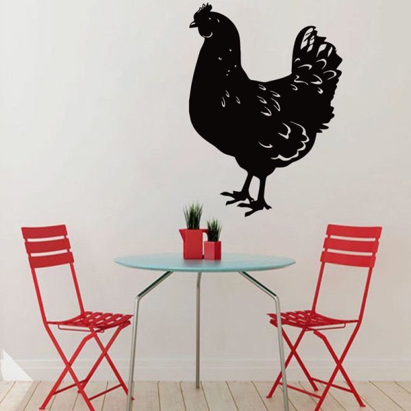 Интерьерная наклейка курица