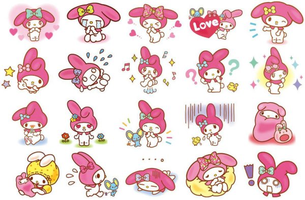 Май Мелоди наклейки