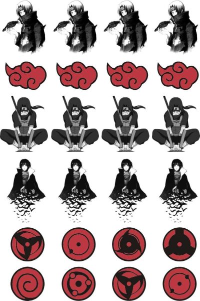 Наруто Итачи Учиха наклейки