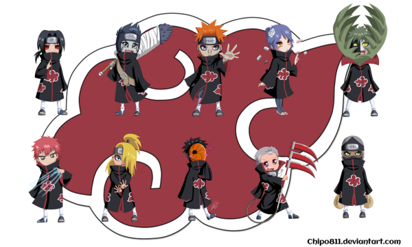 Чиби из Наруто Акацуки