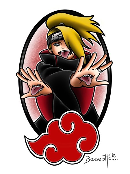 Тату Дейдара Акацуки