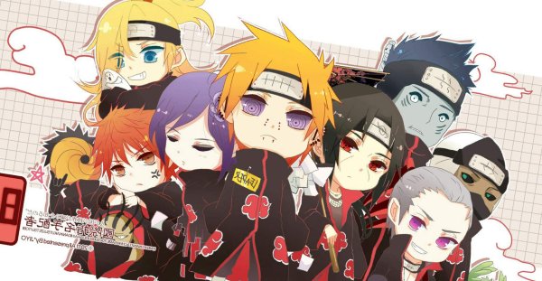 Стикеры Наруто Акацуки