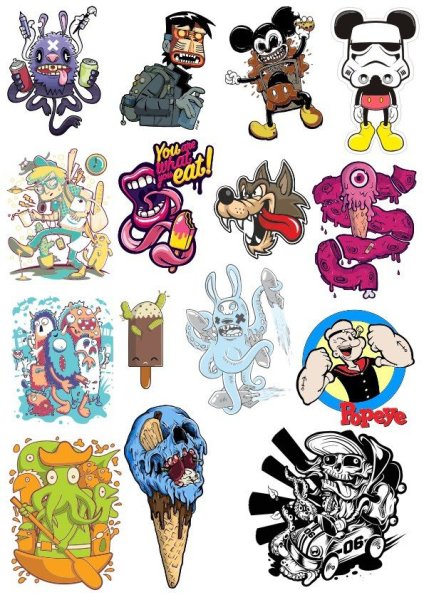 Стикеры андеграунд