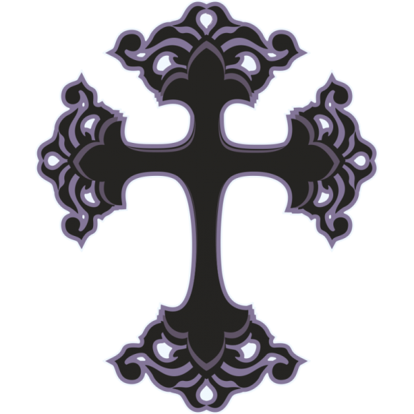 Православный крест наклейка