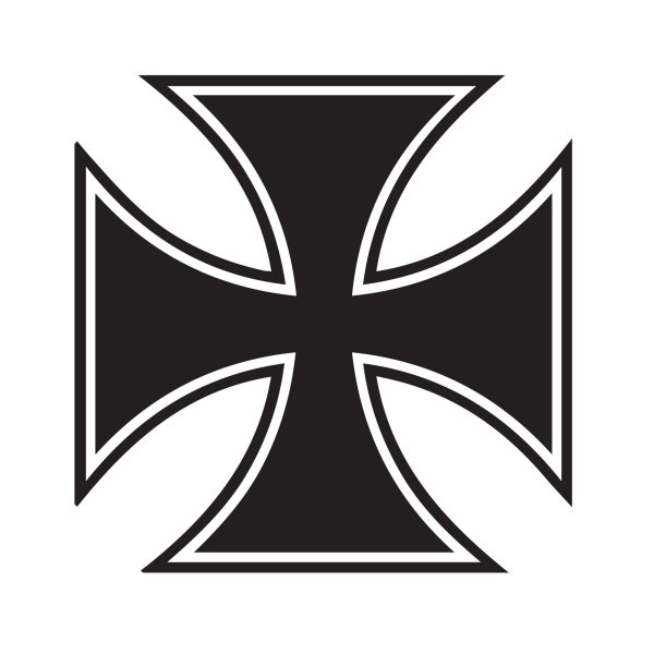 Наклейка красный крест