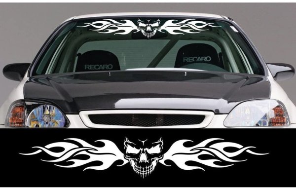 Наклейки на авто на переднее стекло