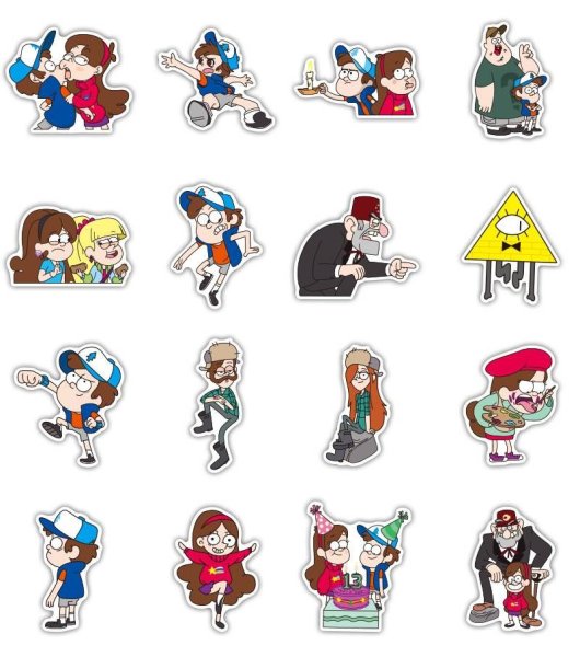 Стикер пак Гравити Фолз