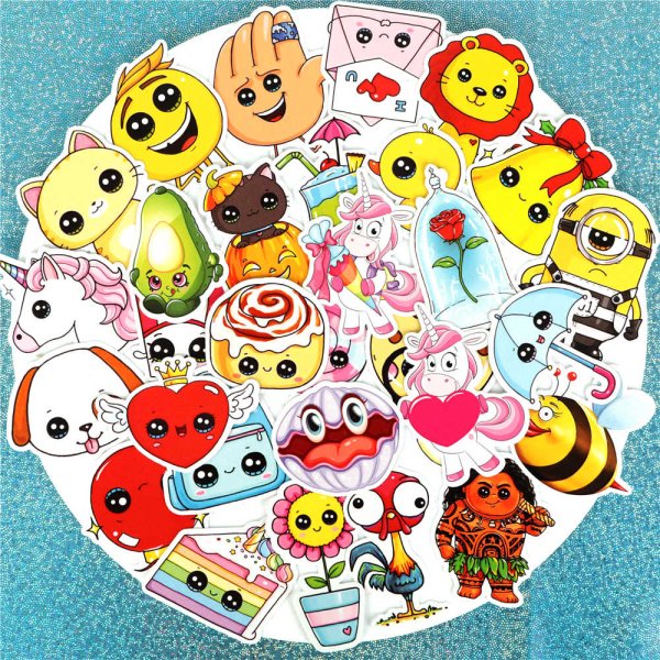 Бумажные Стикеры наклейки