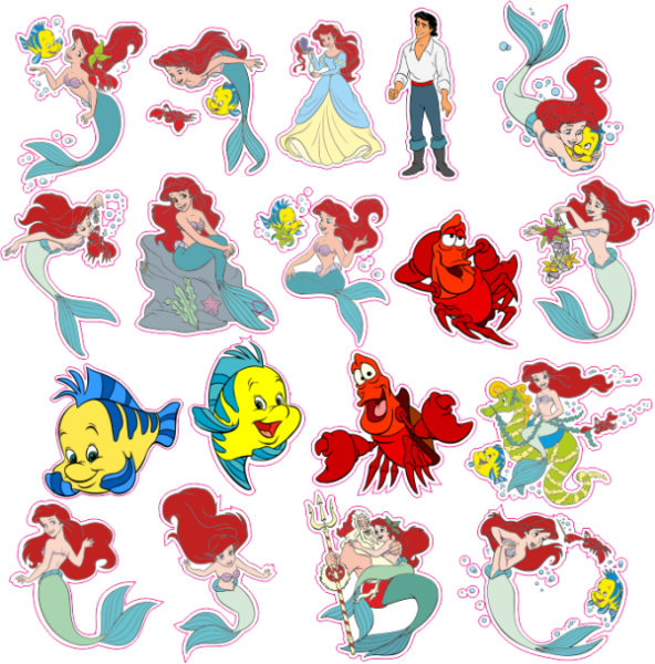 Наклейки из мультфильмов