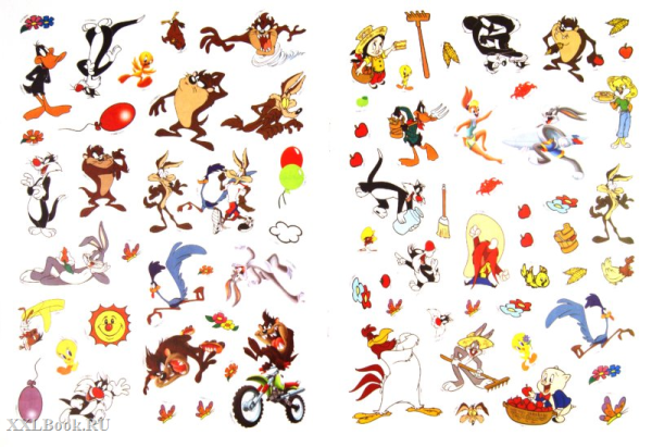 Стикеры с персонажами мультиков