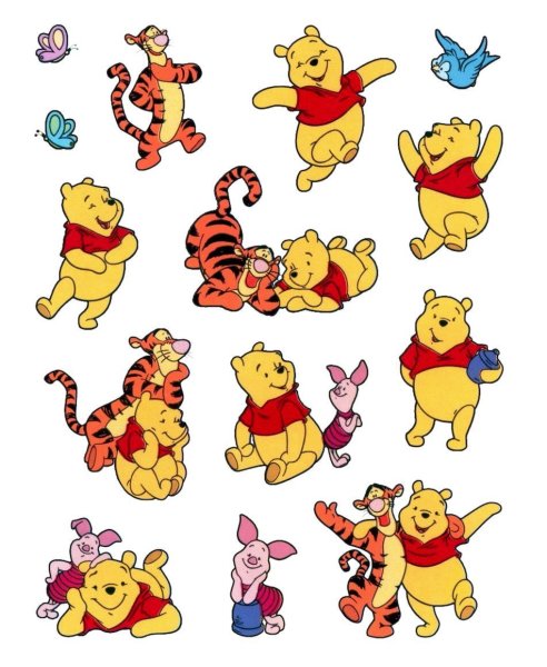 Стикеры Винни пух Дисней