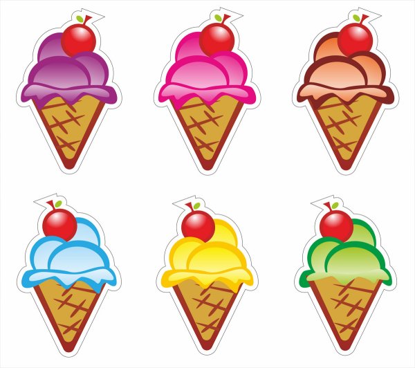 Стикеры мороженое
