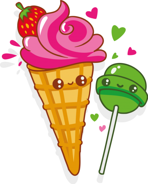 Стикеры мороженого