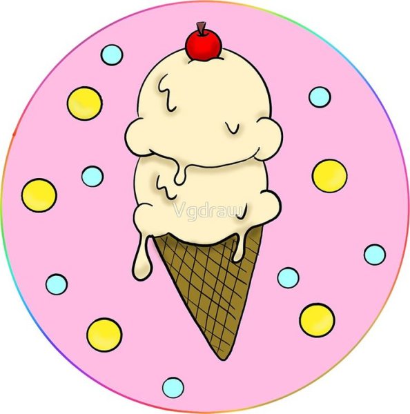 Стикеры мороженое