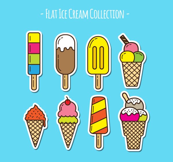 Значок мороженого