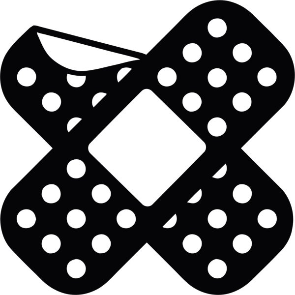 Наклейки пластырь