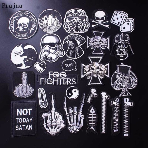 Нашивки в стиле рок