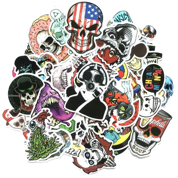 Наклейки в стиле панк