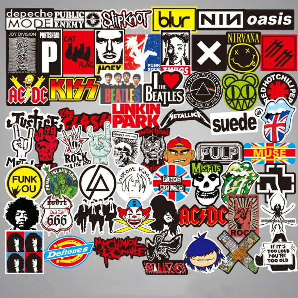 Наклейки панк