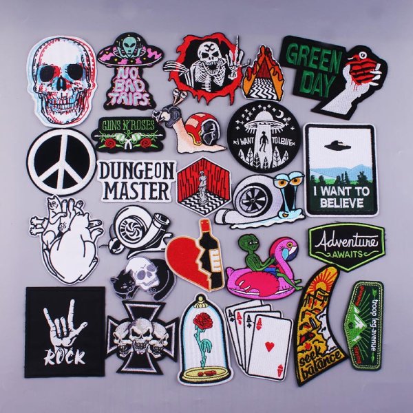 Наклейки в стиле рок