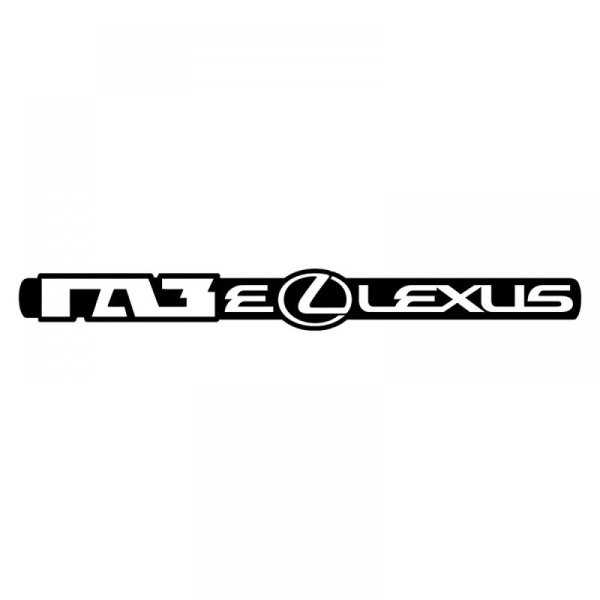 Наклейка на стекло Газель