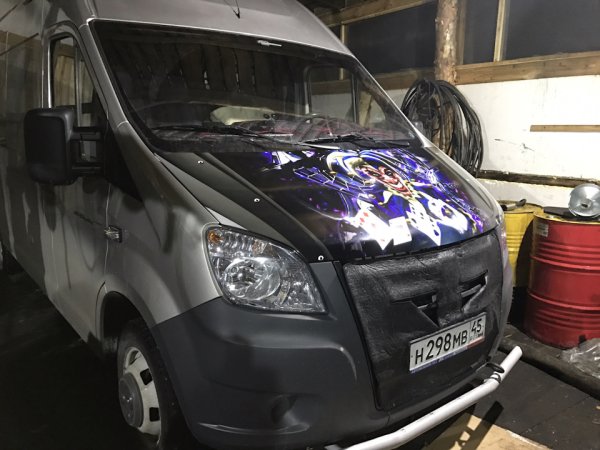 Наклейка Мерседес мафия сзади