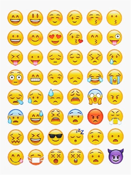 Наклейка (стикер) смайлик